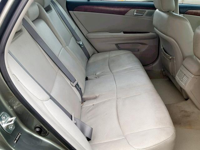 4T1BK3DB1BU407977 - 2011 TOYOTA AVALON BAS GREEN photo 6