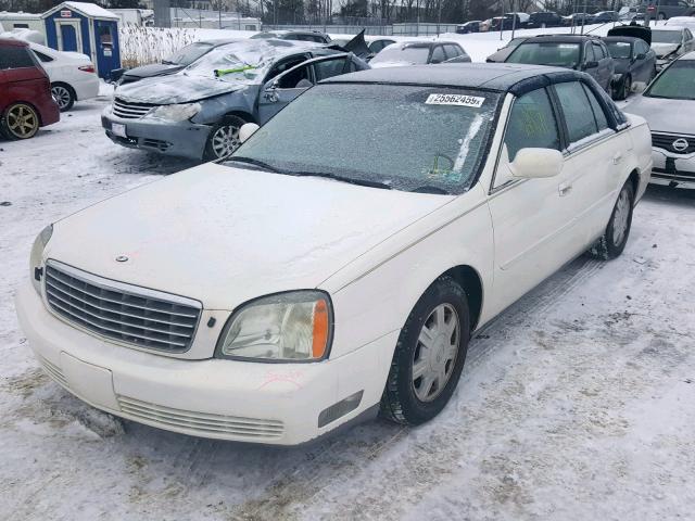 1G6KD54Y25U116023 - 2005 CADILLAC DEVILLE WHITE photo 2