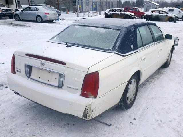 1G6KD54Y25U116023 - 2005 CADILLAC DEVILLE WHITE photo 4