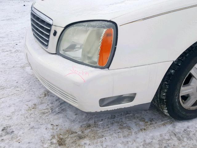 1G6KD54Y25U116023 - 2005 CADILLAC DEVILLE WHITE photo 9