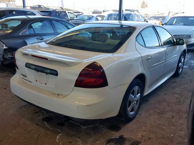 2G2WP552271110127 - 2007 PONTIAC GRAND PRIX WHITE photo 4