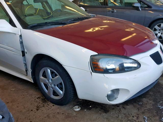 2G2WP552271110127 - 2007 PONTIAC GRAND PRIX WHITE photo 9