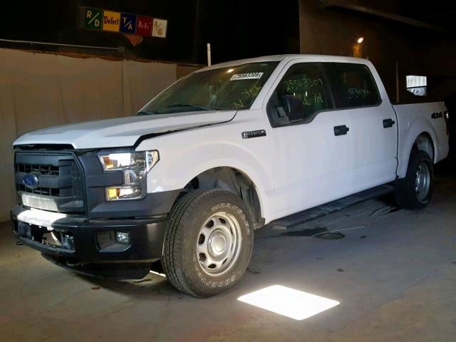 1FTEW1EFXFKE70668 - 2015 FORD F150 SUPER WHITE photo 2