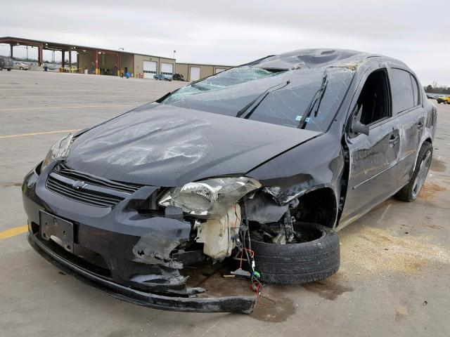 1G1AF5F51A7218419 - 2010 CHEVROLET COBALT 2LT BLACK photo 2