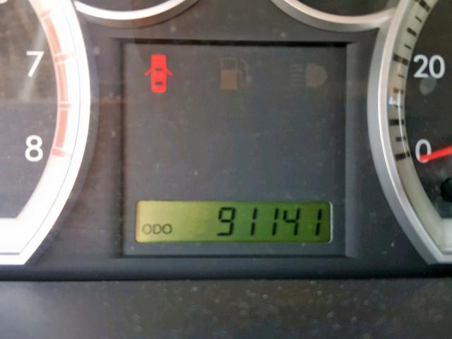 KL1TD56E39B354847 - 2009 CHEVROLET AVEO LS RED photo 8