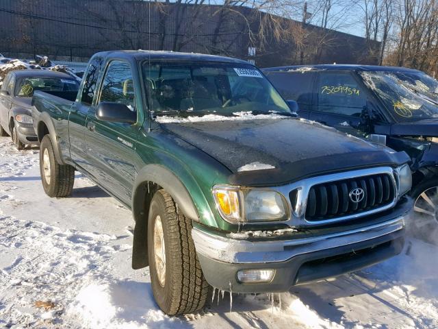 5TEWM72N41Z831700 - 2001 TOYOTA TACOMA XTR GREEN photo 1