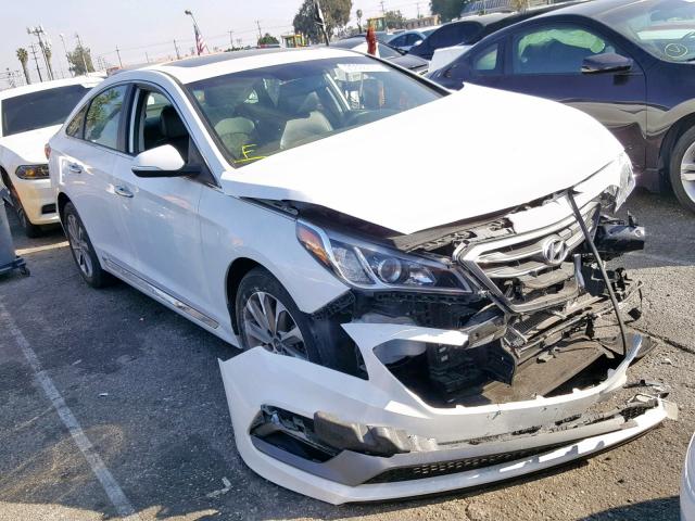 5NPE34AF7HH536854 - 2017 HYUNDAI SONATA SPO WHITE photo 1