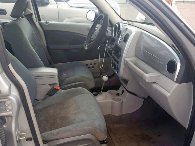 3A8FY48B28T137934 - 2008 CHRYSLER PT CRUISER SILVER photo 5