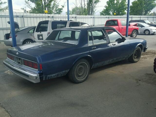 1G1BN51E9KR188722 - 1989 CHEVROLET CAPRICE CL BLUE photo 4