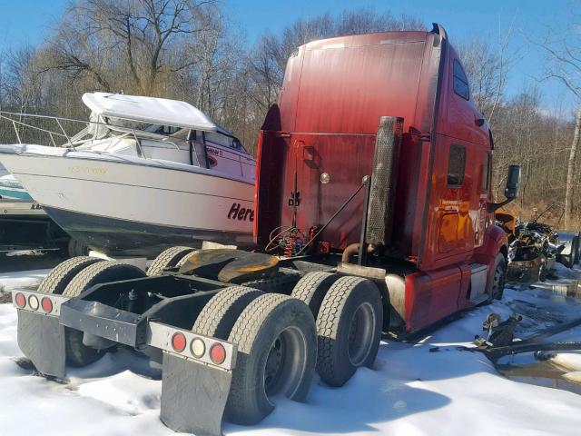 1XP7D49X9AD103727 - 2010 PETERBILT 387 RED photo 4