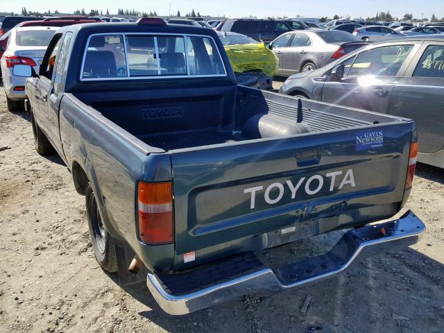 JT4RN93P2R5096610 - 1994 TOYOTA PICKUP 1/2 GREEN photo 3