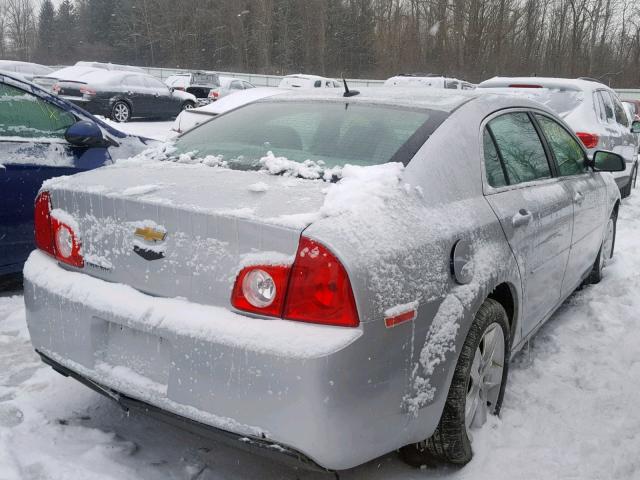1G1ZB5E18BF360268 - 2011 CHEVROLET MALIBU LS 银色 照片 4