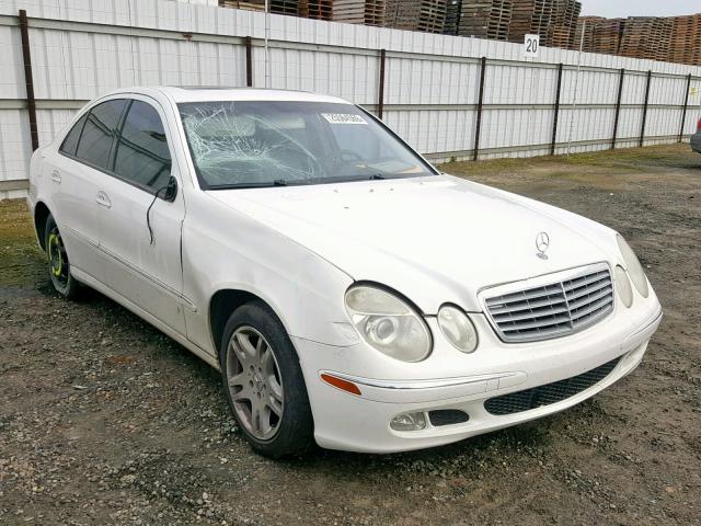 WDBUF65J53A252912 - 2003 MERCEDES-BENZ E 320 WHITE photo 1