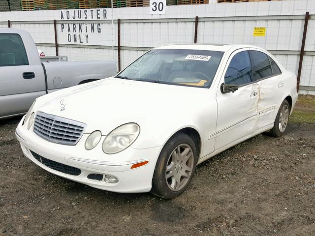 WDBUF65J53A252912 - 2003 MERCEDES-BENZ E 320 WHITE photo 2