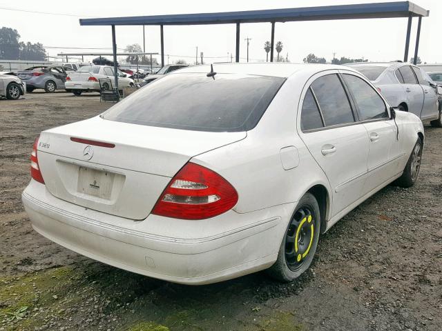 WDBUF65J53A252912 - 2003 MERCEDES-BENZ E 320 WHITE photo 4