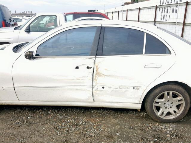 WDBUF65J53A252912 - 2003 MERCEDES-BENZ E 320 WHITE photo 9