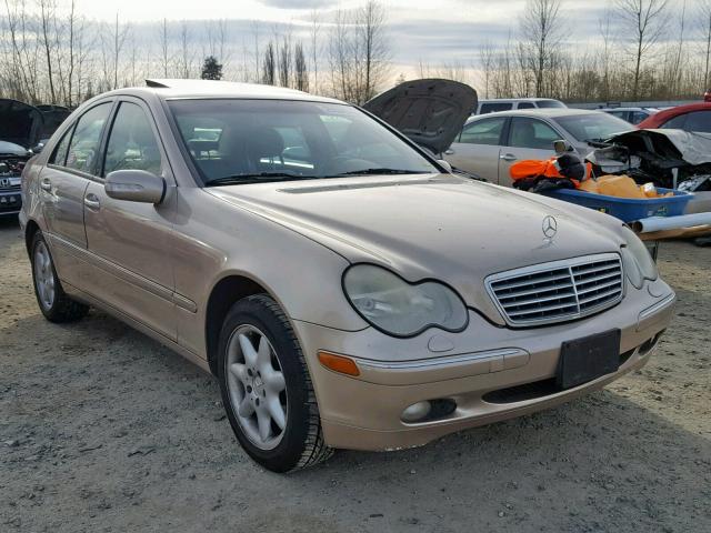 WDBRF61J81F020543 - 2001 MERCEDES-BENZ C 240 TAN photo 1