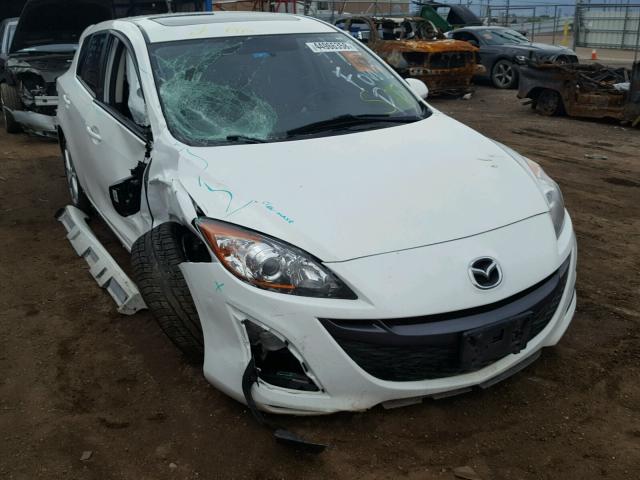 JM1BL1M55B1388920 - 2011 MAZDA 3 S WHITE photo 1