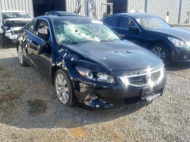 1HGCS22889A004621 - 2009 HONDA ACCORD EXL BLACK photo 1