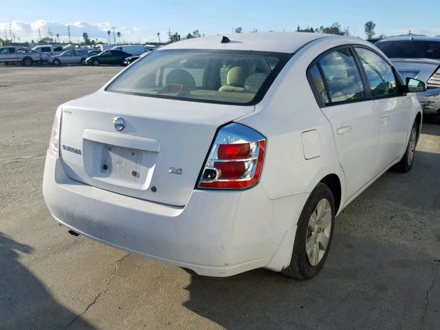 3N1AB61E57L666590 - 2007 NISSAN SENTRA 2.0 WHITE photo 4