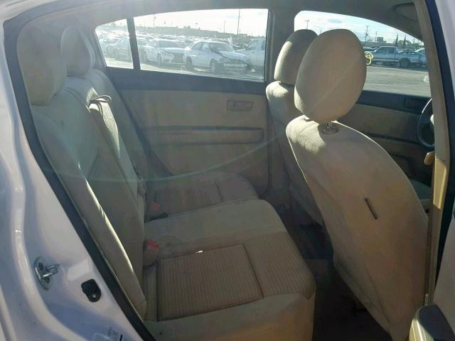 3N1AB61E57L666590 - 2007 NISSAN SENTRA 2.0 WHITE photo 6