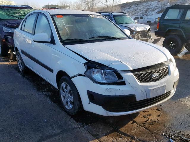 KNADE223896527152 - 2009 KIA RIO BASE WHITE photo 1