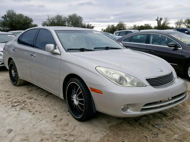 JTHBA30G555123404 - 2005 LEXUS ES 330 SILVER photo 1