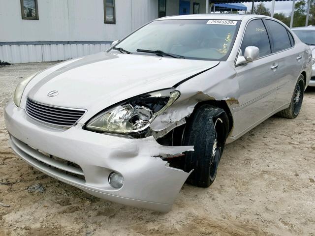 JTHBA30G555123404 - 2005 LEXUS ES 330 SILVER photo 2