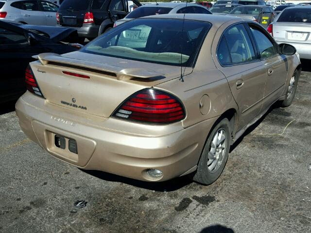 1G2NF52E93C166714 - 2003 PONTIAC GRAND AM S GOLD photo 4