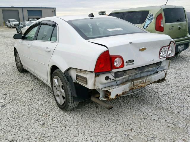 1G1ZB5E04CF104136 - 2012 CHEVROLET MALIBU LS WHITE photo 3
