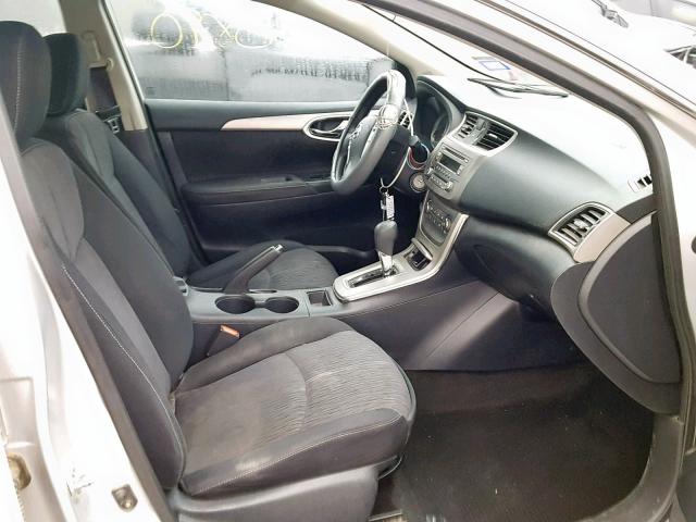 3N1AB7AP9EL667567 - 2014 NISSAN SENTRA S SILVER photo 5