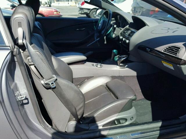 WBAEK73465B324568 - 2005 BMW 645 CI AUT GRAY photo 5