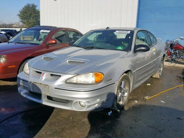 1G2NV12E43C247907 - 2003 PONTIAC GRAND AM G SILVER photo 2