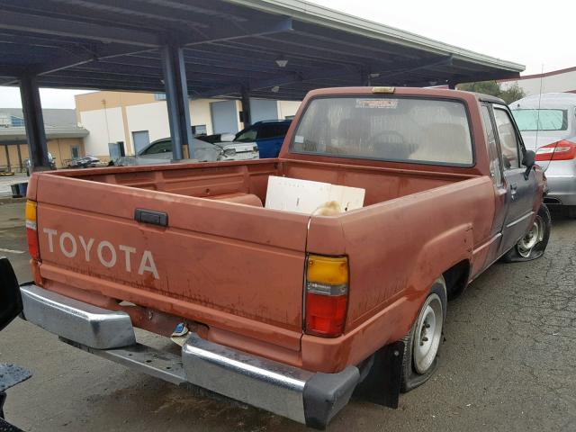 JT4RN56S1G0182347 - 1986 TOYOTA PICKUP XTR RED photo 4