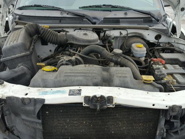 1B7GG22X4YS750050 - 2000 DODGE DAKOTA WHITE photo 7