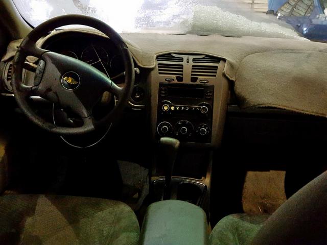 1G1ZS58F17F214342 - 2007 CHEVROLET MALIBU LS RED photo 9