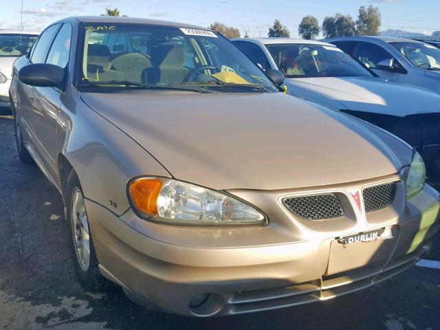 1G2NE52E95M111664 - 2005 PONTIAC GRAND AM S GOLD photo 1