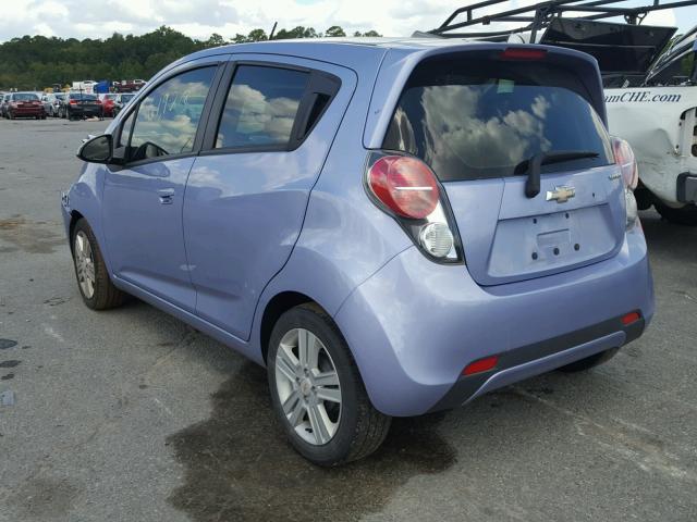 KL8CB6S95EC472327 - 2014 CHEVROLET SPARK LS PURPLE photo 3