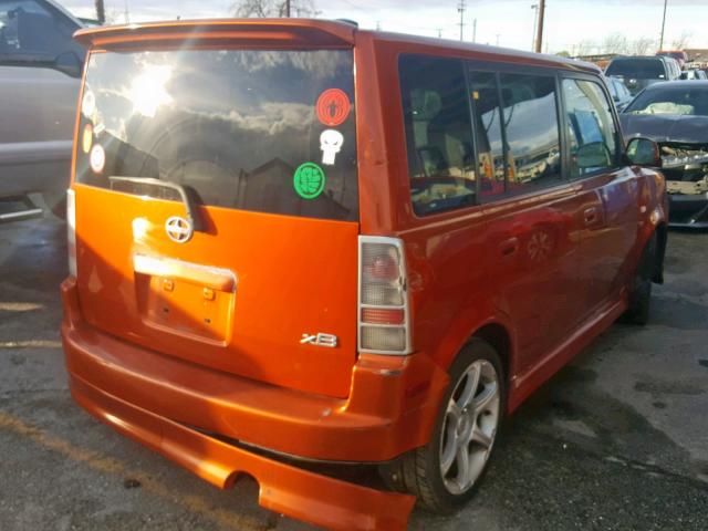 JTLKT324140161775 - 2004 TOYOTA SCION XB Қызғылт сары фото 4