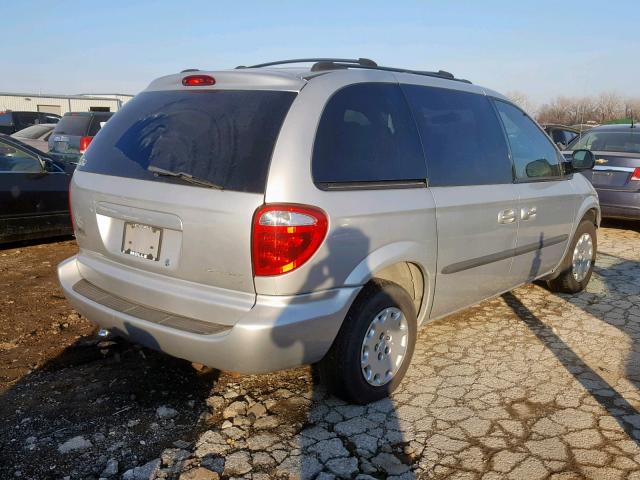 1C4GJ45323B228385 - 2003 CHRYSLER VOYAGER LX SILVER photo 4