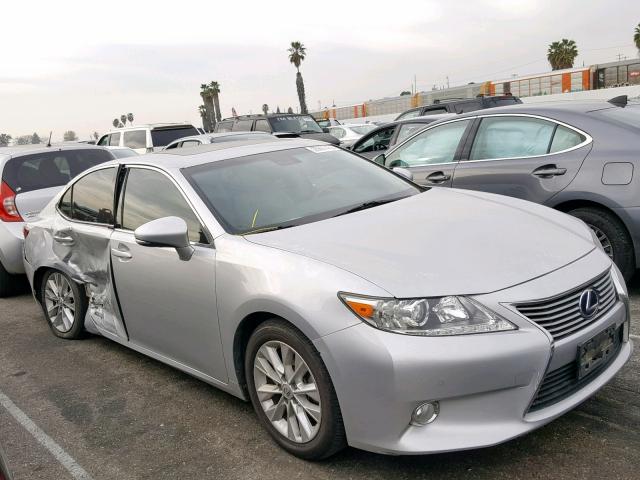 JTHBW1GG1E2053395 - 2014 LEXUS ES 300H SILVER photo 1