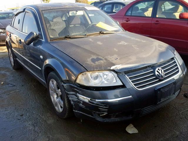 WVWMD63B13P386672 - 2003 VOLKSWAGEN PASSAT GL GRAY photo 1