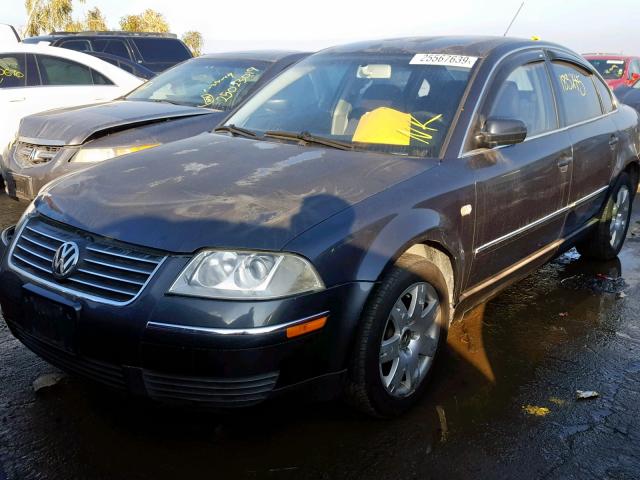 WVWMD63B13P386672 - 2003 VOLKSWAGEN PASSAT GL GRAY photo 2