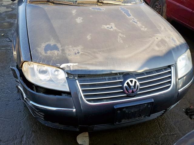 WVWMD63B13P386672 - 2003 VOLKSWAGEN PASSAT GL GRAY photo 7