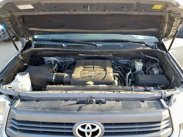 5TFEY5F12EX162898 - 2014 TOYOTA TUNDRA CRE GRAY photo 7