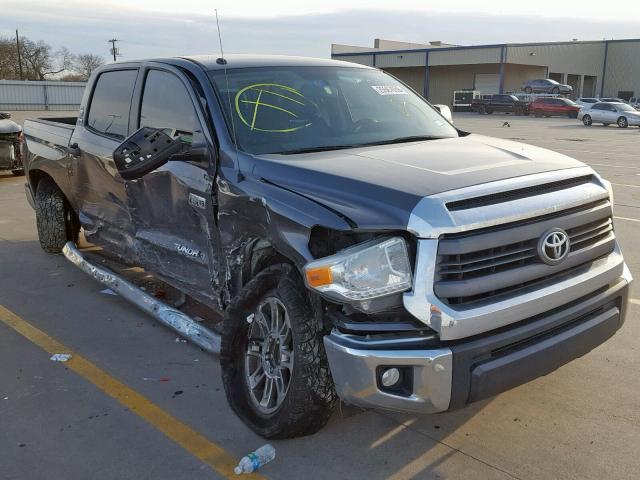 5TFEY5F12EX162898 - 2014 TOYOTA TUNDRA CRE GRAY photo 9