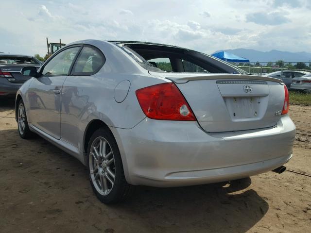 JTKDE177750059512 - 2005 TOYOTA SCION TC ვერცხლისფერი ფოტო 3