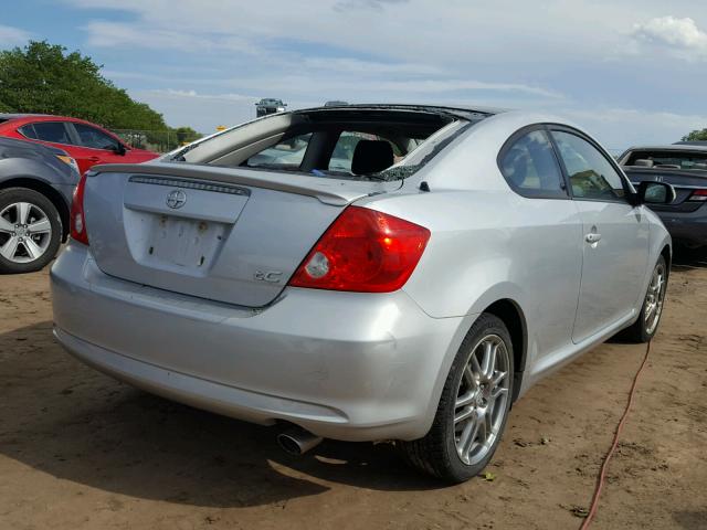JTKDE177750059512 - 2005 TOYOTA SCION TC ვერცხლისფერი ფოტო 4