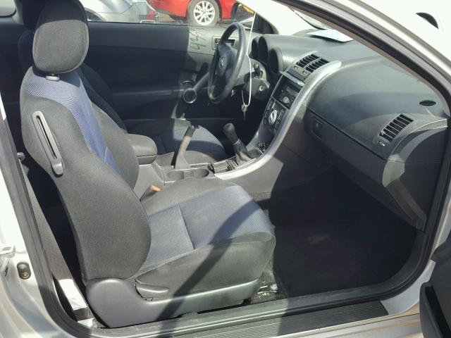 JTKDE177750059512 - 2005 TOYOTA SCION TC ვერცხლისფერი ფოტო 5