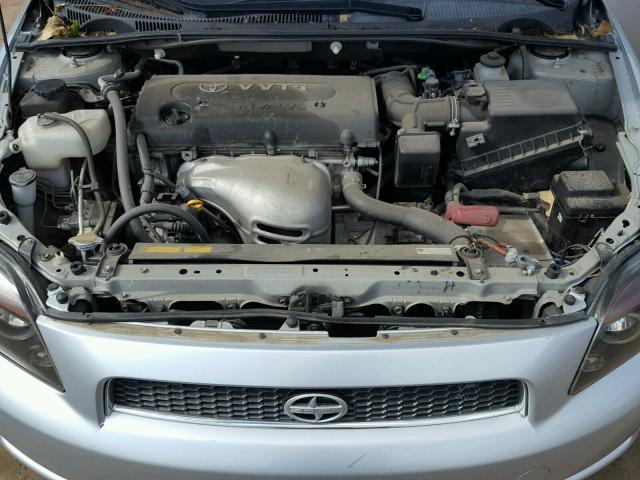 JTKDE177750059512 - 2005 TOYOTA SCION TC ვერცხლისფერი ფოტო 7